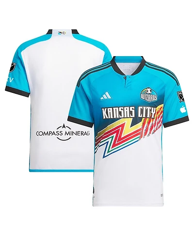 Adidas Men's White Sporting Kansas City 2024 Archive Authentic Jersey