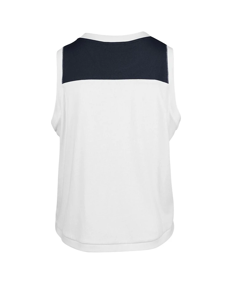 '47 Brand Women's White 2024 Mlb All-Star Game Premier Zoey Waist Length Tank Top