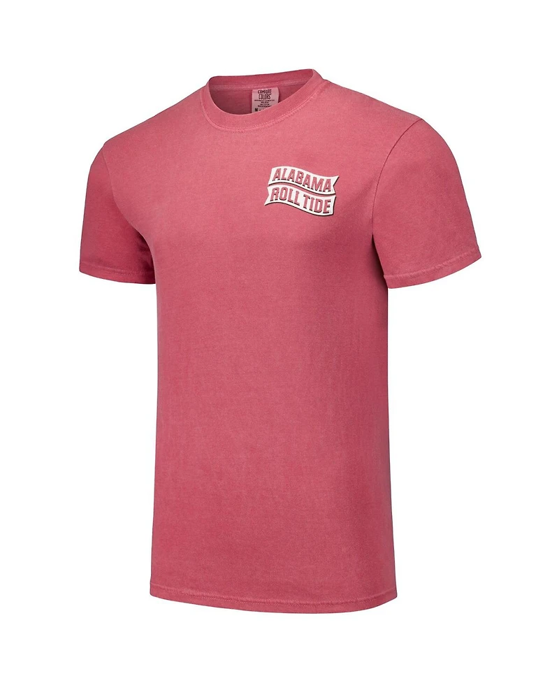 Image One Men's and Women's Crimson Alabama Tide Hyper Local Banner Stadium T-Shirt