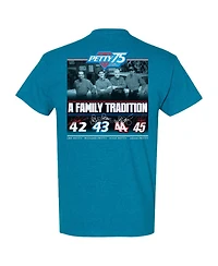 Checkered Flag Sports Men's Blue Nascar 75 Years of Racing Petty Family Tradition T-Shirt