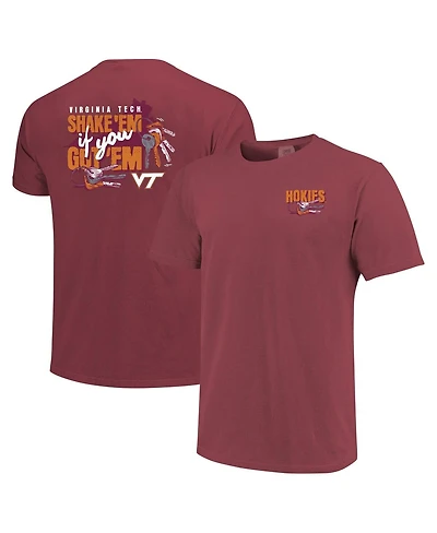 Image One Men's and Women's Maroon Virginia Tech Hokies Hyper Local Key Shaker T-Shirt