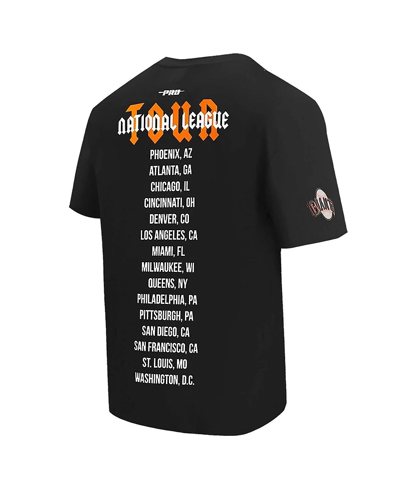 Pro Standard Men's Black San Francisco Giants Oversized City Tour T-Shirt