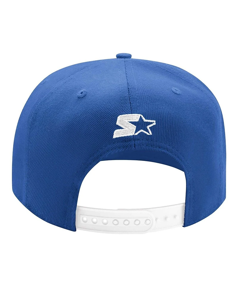 Starter Men's Blue/White Tampa Bay Lightning Arch Logo Two-Tone Snapback Hat
