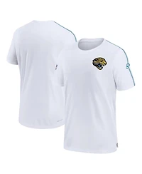 Nike Men's White Jacksonville Jaguars Throwback Sideline Alternate Logo Coach Performance Top