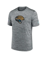 Nike Men's Heather Gray Jacksonville Jaguars Throwback Velocity Alternate Logo Performance T-Shirt