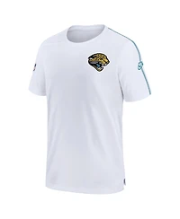 Nike Men's White Jacksonville Jaguars Throwback Sideline Alternate Logo Coach Performance Top