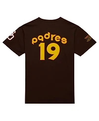 Mitchell & Ness Men's Tony Gwynn Brown San Diego Padres Legends Photo Real T-Shirt