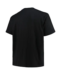 Fanatics Men's Black Baltimore Ravens Big Tall Pop T-Shirt