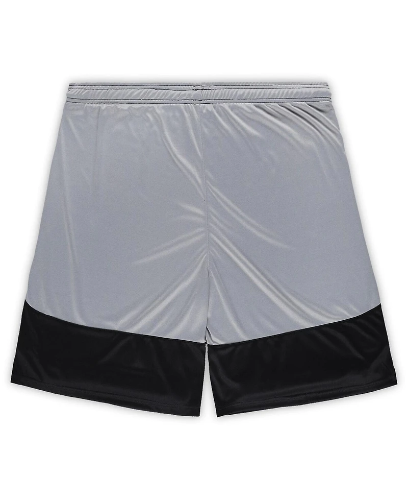 Fanatics Men's Black Las Vegas Raiders Big Tall Team Logo Shorts