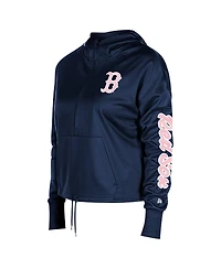 New Era Women's Navy Boston Red Sox Half-Zip Hoodie