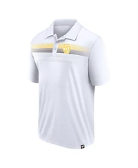 Fanatics Men's White San Diego Padres Big Tall Victory for Us Interlock Polo