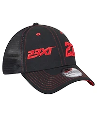 New Era Men's Black Bubba Wallace Driver 39THIRTY Trucker Fitted Hat