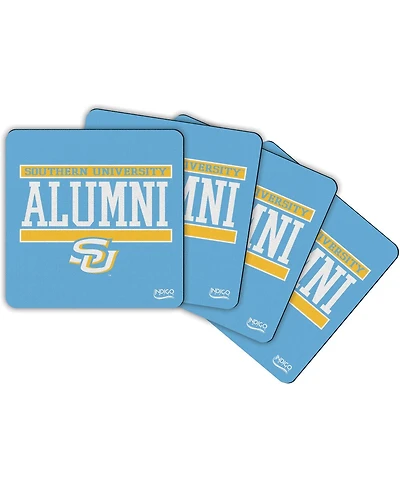 Indigo Falls Southern University Jaguars Alumni 4-Pack Neoprene Coaster Set