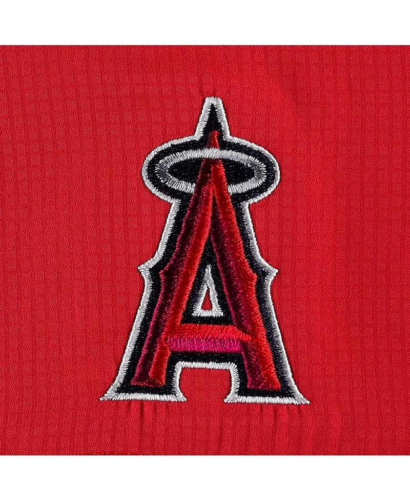 Columbia Men's Red Los Angeles Angels Tamiami Omni-Shade Button-Down Shirt