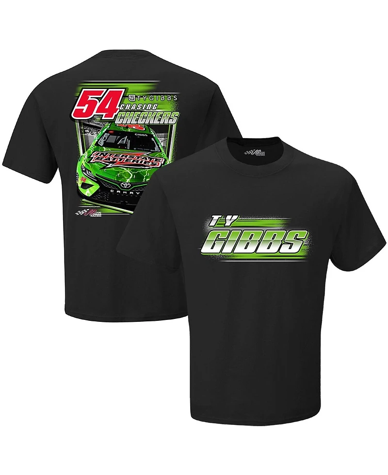 Joe Gibbs Racing Team Collection Men's Black Ty Gibbs Interstate Batteries Dominator T-Shirt