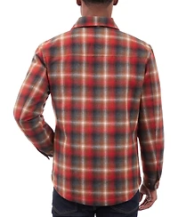 Lucky Brand Men's Quilted Wool Shirt Jacket