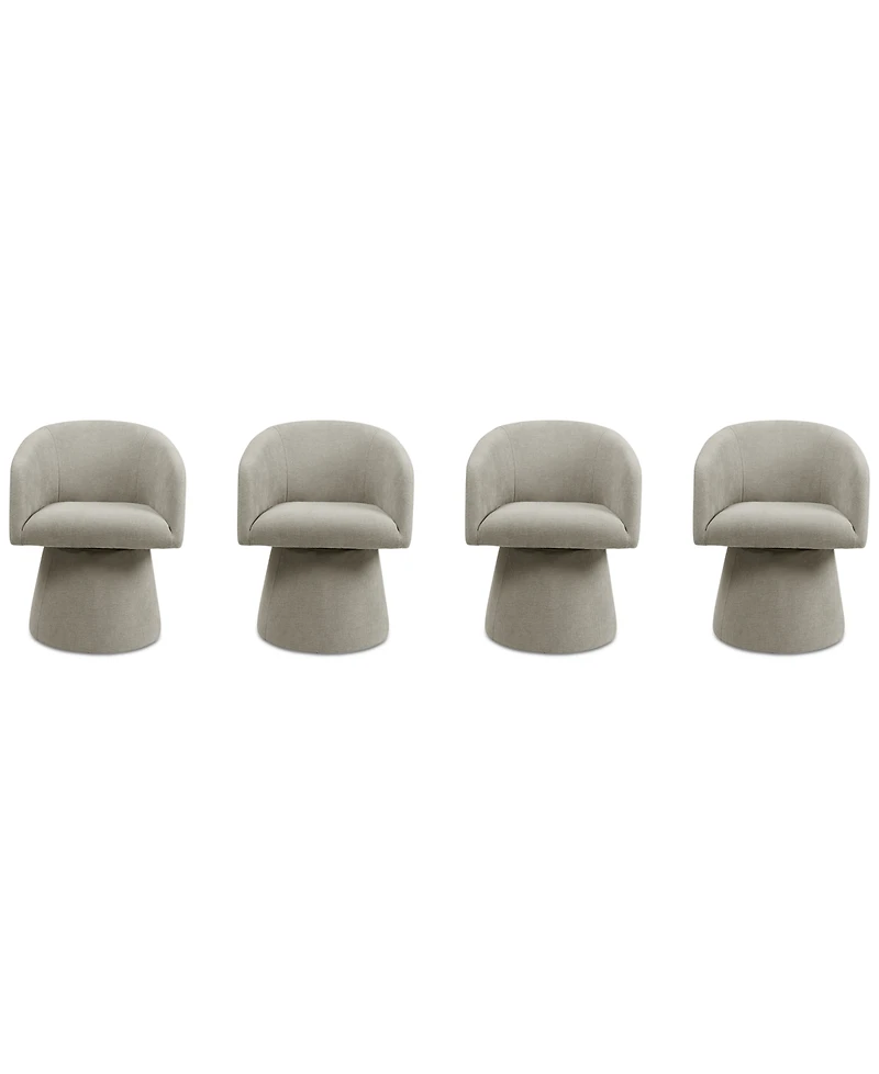 Korder 4-Pc. Arm Swivel Chair Set, Created for Macy's