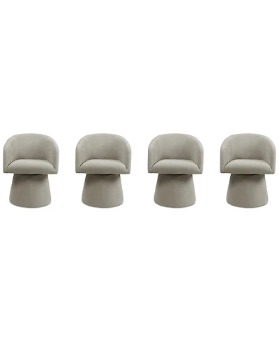 Korder 4-Pc. Arm Swivel Chair Set, Created for Macy's