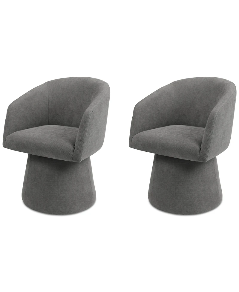 Korder 2-Pc. Arm Swivel Chair Set, Created for Macy's
