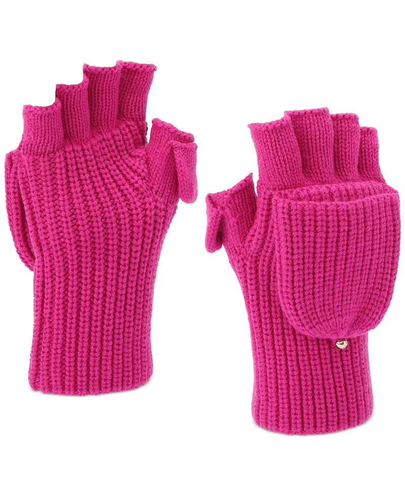 Kate Spade New York Women's Logo Pop-Top Gloves