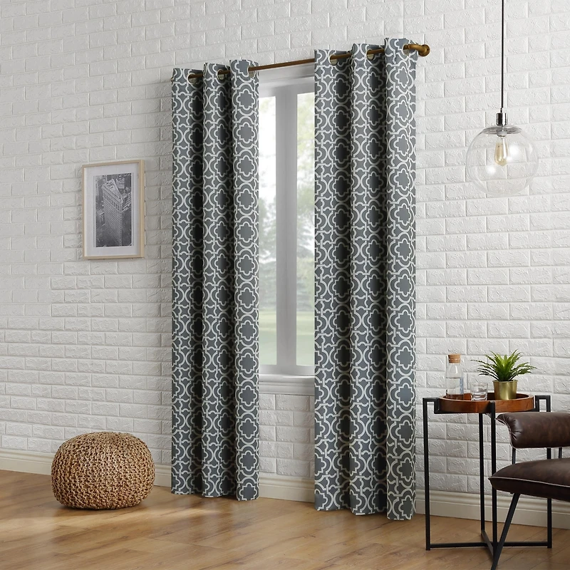 Barnett Trellis Blackout Grommet Curtain Panel