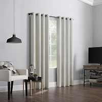 Noir Dimensional Thermal Extreme 100% Blackout Grommet Curtain Panel