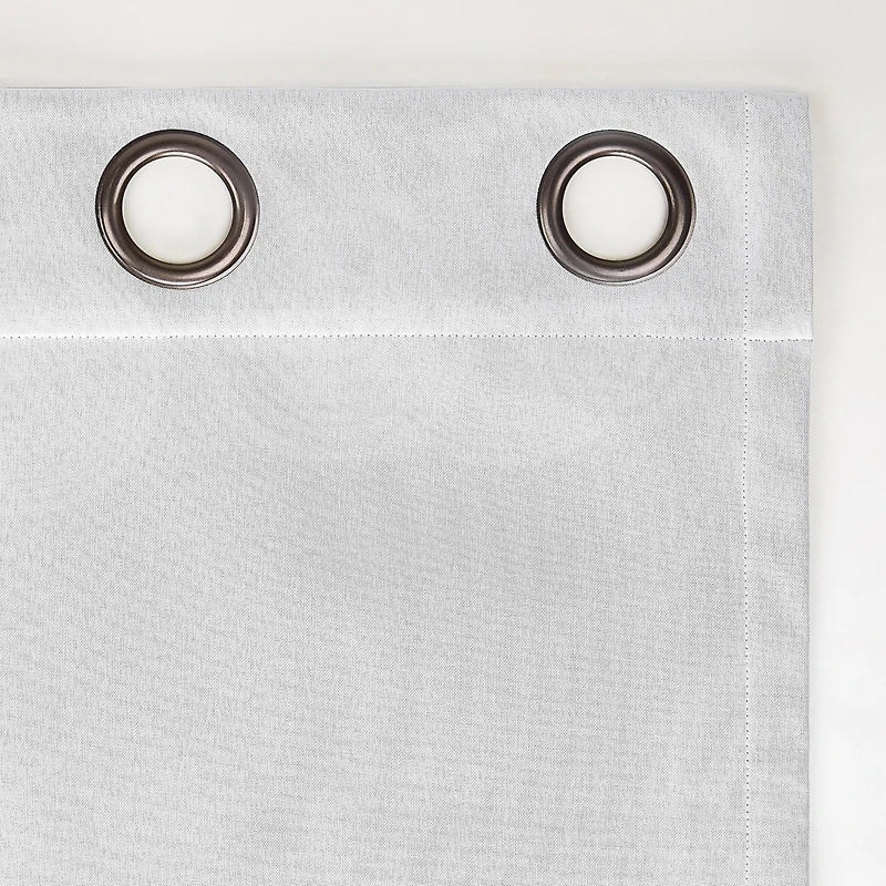 Tresello Tonal Texture Draft Shield Fleece Insulated 100% Blackout Grommet Curtain Panel