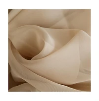 Hlc.me 2 Pack Sheer Voile Window Curtain Sheer Panels