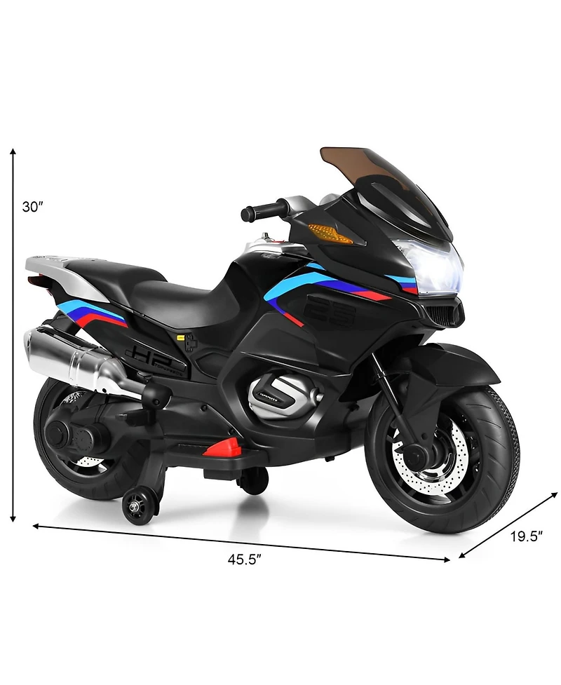 Skonyon 12V Kids Ride On Motorcycle Electric Motor Bike