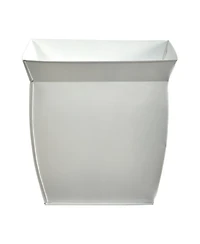 Slickblue 11.75" Fluted Metal Square Planter