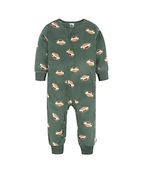 Toddler Boys' Footless Fleece Pajamas, 3-Pack