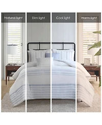 Harbor House Morgan Jacquard Cotton 5-Pc. Duvet Cover Set, Full/Queen
