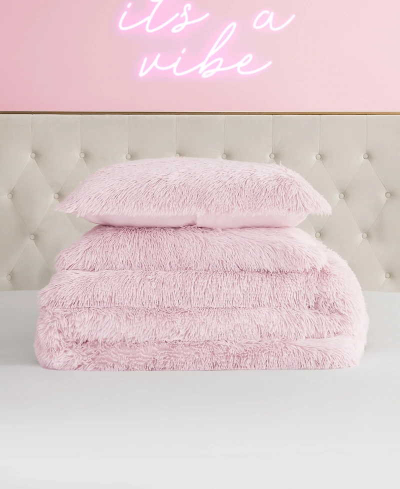 Juicy Couture Shaggy Faux Fur -Pc. Comforter Set