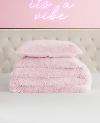 Juicy Couture Shaggy Faux Fur -Pc. Comforter Set