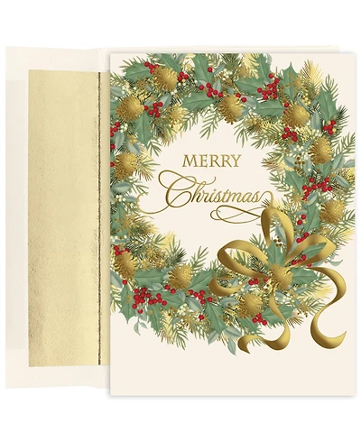 Masterpiece Studios Traditional Wreath Holiday Boxed Cards