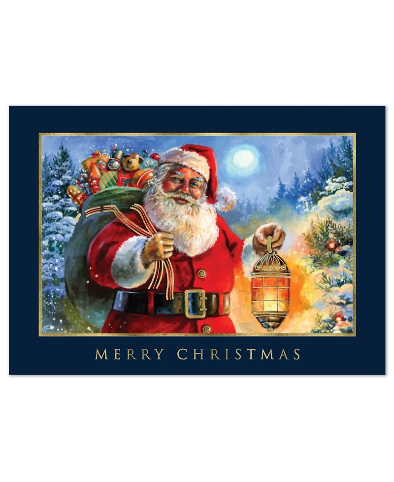 Masterpiece Studios Santa Light Holiday Boxed Cards