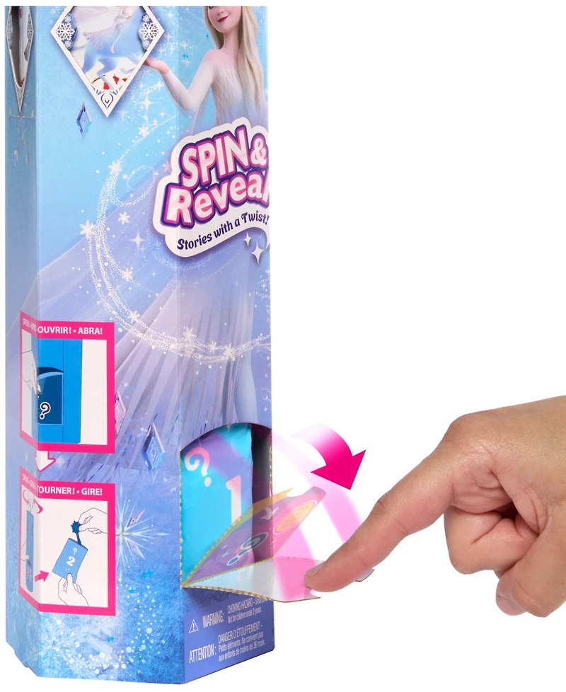 Disney Frozen Spin Reveal Elsa Fashion Doll Accessories with 11 Surprises