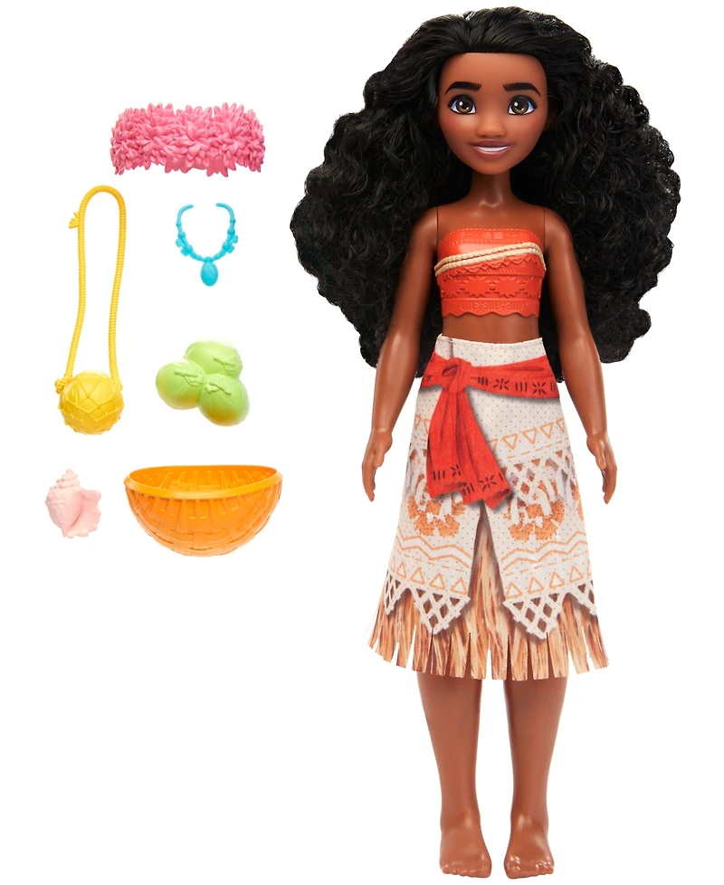 Disney Princess Island Adventure Moana Fashion Doll 6 Accessories