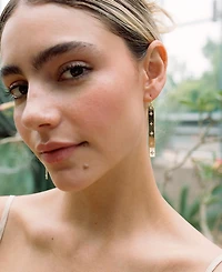 Matr Boomie Sitara Starry Long Linear Studded Earrings