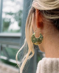 Matr Boomie Sitara Starry Flat Hoop Earrings