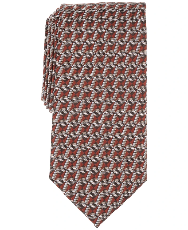 Perry Ellis Men's Barone Geo-Pattern Tie