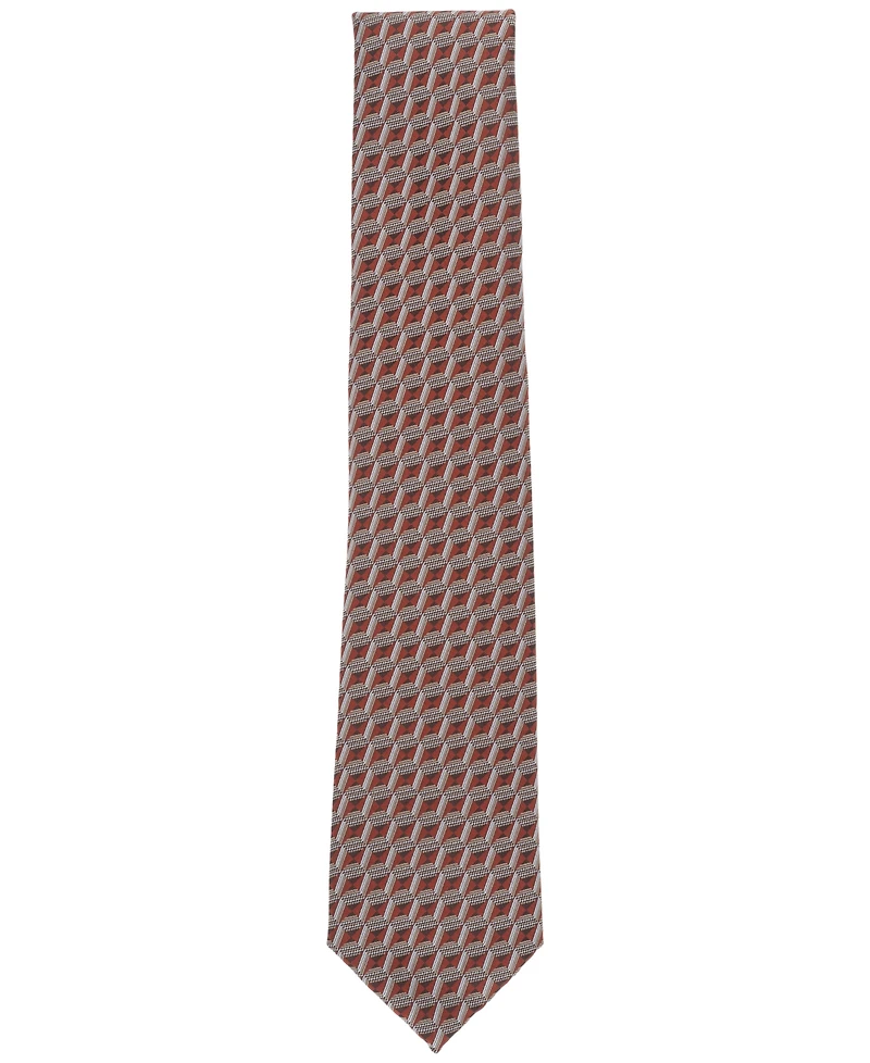 Perry Ellis Men's Barone Geo-Pattern Tie