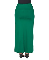 24seven Comfort Apparel Women's Versatile Side Slit Elastic Waist Maxi Skirt