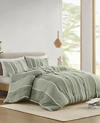 Ink+Ivy Striped Shay 3-Pc. Comforter Set, Full/Queen