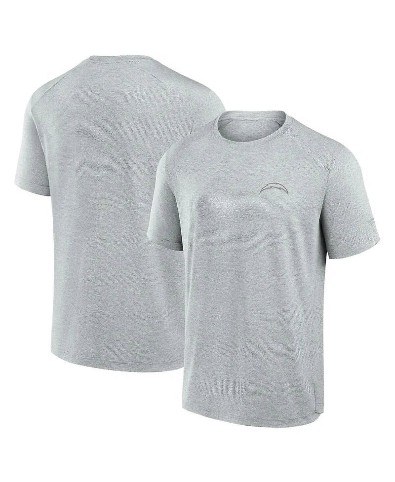 Fanatics Men's Gray Los Angeles Chargers Front Office Tech T-Shirt