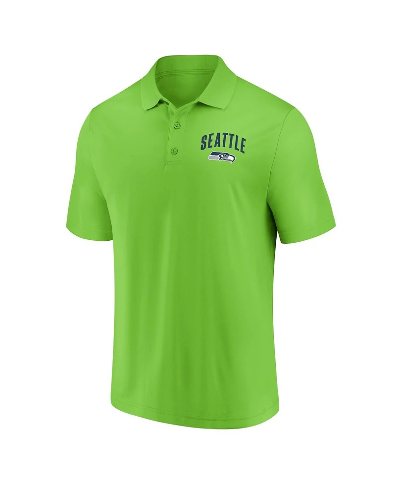 Fanatics Men's Seattle Seahawks Lockup Two-Pack Polo Set