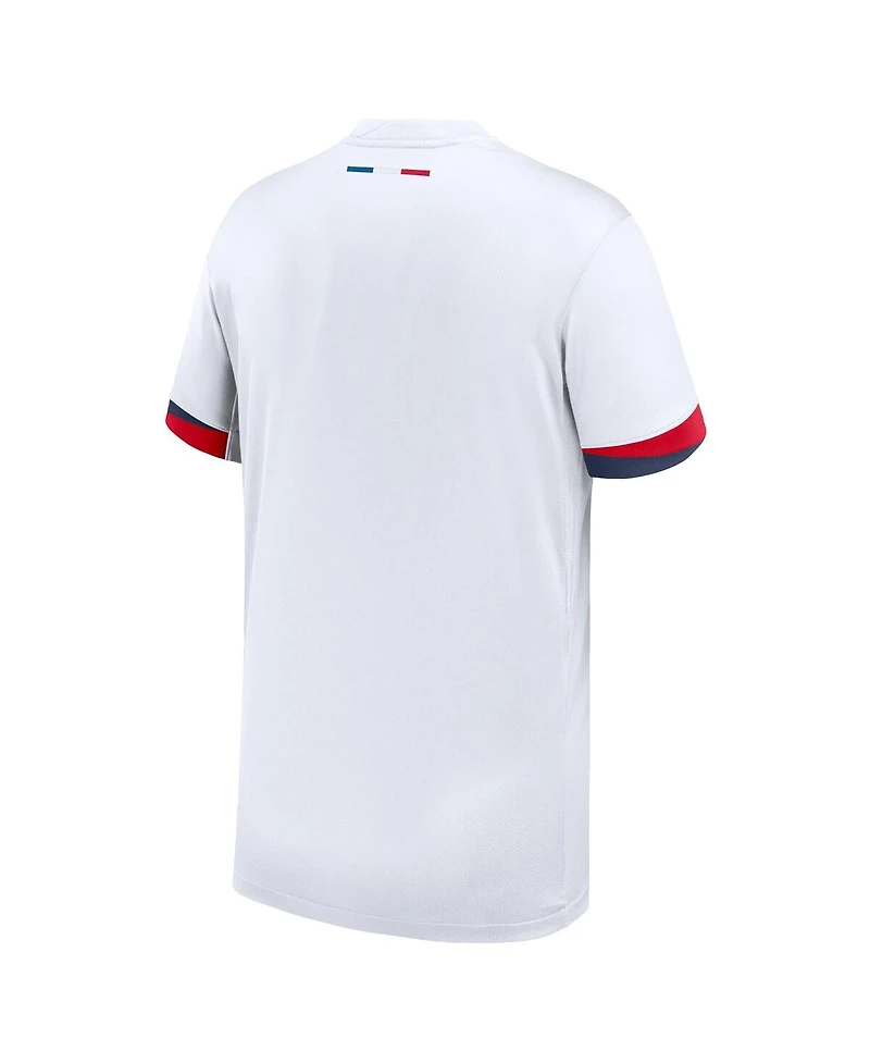 Nike Big Boys and Girls White Paris Saint-Germain 2024/25 Away Replica Jersey