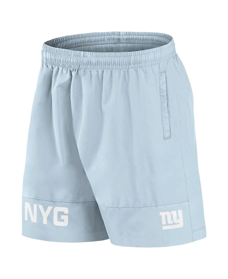 Fanatics Men's Light Blue New York Giants Elements Shorts