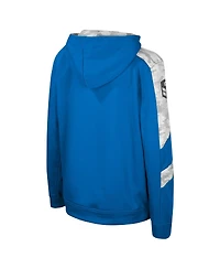 Colosseum Big Boys and Girls Blue Ucla Bruins Oht Appreciation Cyclone Digital Camo Pullover Hoodie