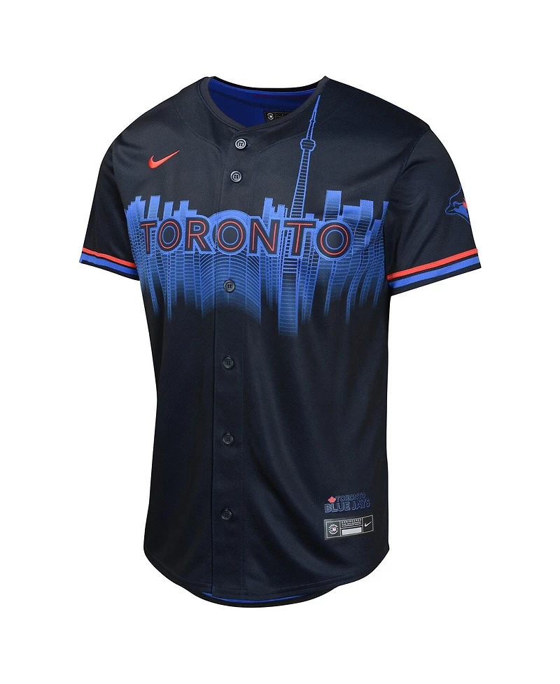 Nike Big Boys and Girls Black Toronto Blue Jays 2024 City Connect Limited Jersey
